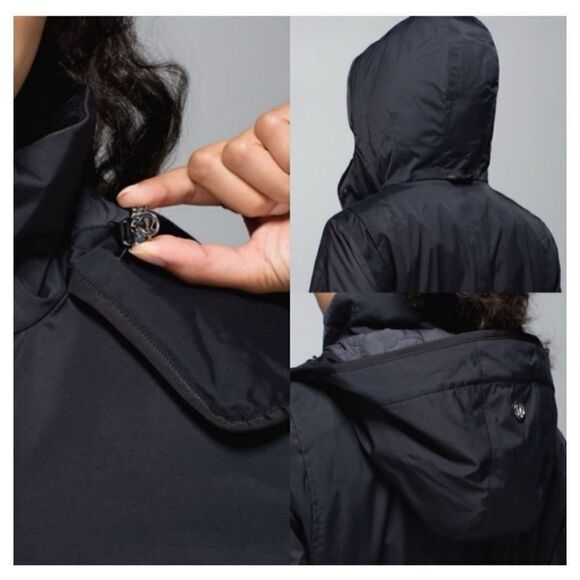 Lululemon Blizzard‎ Parka Black Heathered Dark Gray Coat Jacket 6 Down Winter - Picture 2 of 16